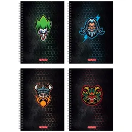 herlitz-game-avatars-kolozeszyt-brulion-a5-kratka-mix-100-kartek-1-sztuka