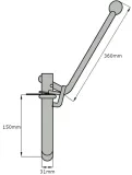 sworzen-360mm-prosty-cp36kr-stan-nowy