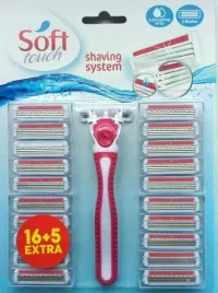 maszynka-do-golenia-wklady-3-ostrza-soft-touch-rozowa-16-sztuk-5-gratis