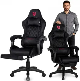 fotel-gamingowy-obrotowy-gracza-podnozek-welur-do-biurka-oddychajacy-xl