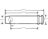 sworzen-bolec-standardowy-16-x-97-mm-stan-nowy