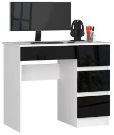 biurko-dla-dziecka-biale-czarne-90-cm-4-szuflady