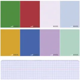 zeszyt-a5-kratka-60-kartek-szkolny-laminowany-office-products-8-sztuk