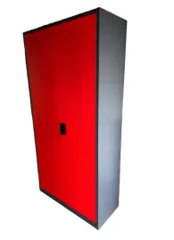 szafa-metalowa-biurowo-warsztatowa-199x100x435-cm-czerwona-zlozona