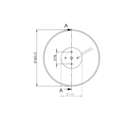 talerz-gladki-gruber-460-mm-4-otworowy-grubosc-4-mm-typ-skf-d460lbp4fs4