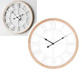 zegar-scienny-3d-bialy-z-drewnem-srednica-50cm