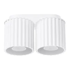 plafon-podwojny-ryflowany-aura-gu10-bialy-sl-1780-sollux