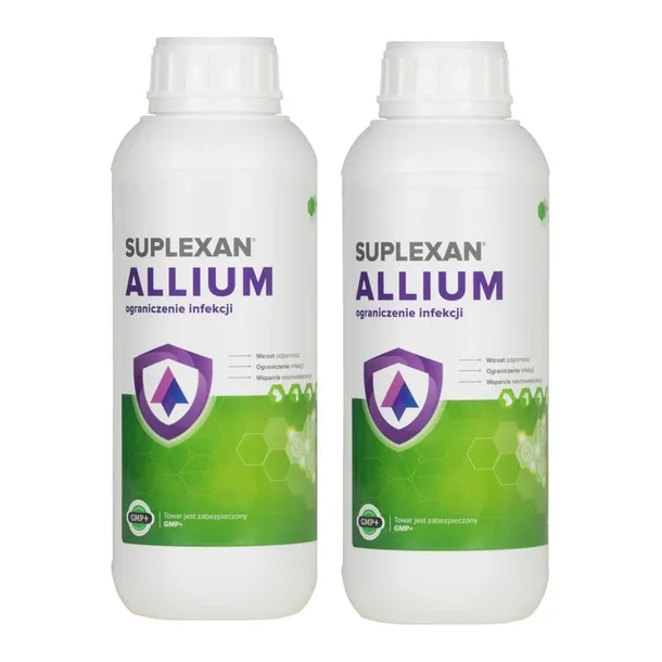 Suplexan Allium 1L (2L) Czosnek Jeżówka Odporność Drób Trzoda INTERMAG