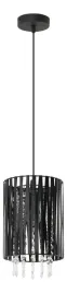 lampa-wiszaca-glamour-czarna-diana-lampex-801-1s-czarna