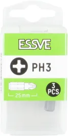 essve-bity-ph3-w-napedzie-szesciokatnym-koncowka-bit-wkretak-25mm-3szt