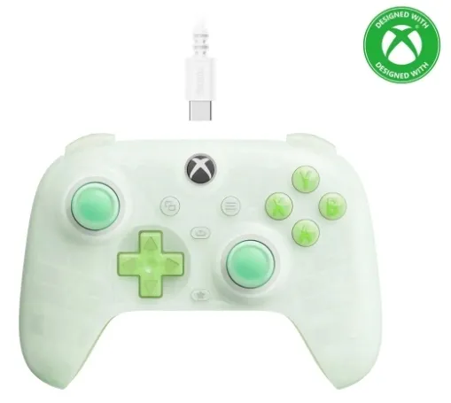 2x-pad-8bitdo-ultimate-mini-wired-xbox-pad-clear-green