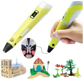 2x-dlugopis-3d-zolty-drukarka-3d-pen-wklad-filament-10m-pla-prezent