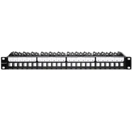 2x-solidny-stalowy-patch-panel-do-szaf-rack-19-24-porty-1u-utp-czarny