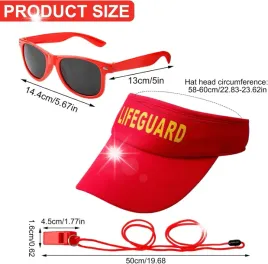 akcesoria-ratownika-plazowego-kapelusz-okulary-gwizdek-halloween-baywatch