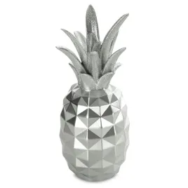 figurka-z-zywicy-poliestrowej-ananas-10-x-10-x-25-cm-srebrna