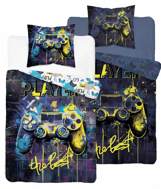 Pościel Świecąca w ciemności 140x200 Gamer Pad do gry konsola HIT