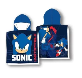2x-recznik-ponczo-sega-sonic-the-hedgehog-z-kapturem