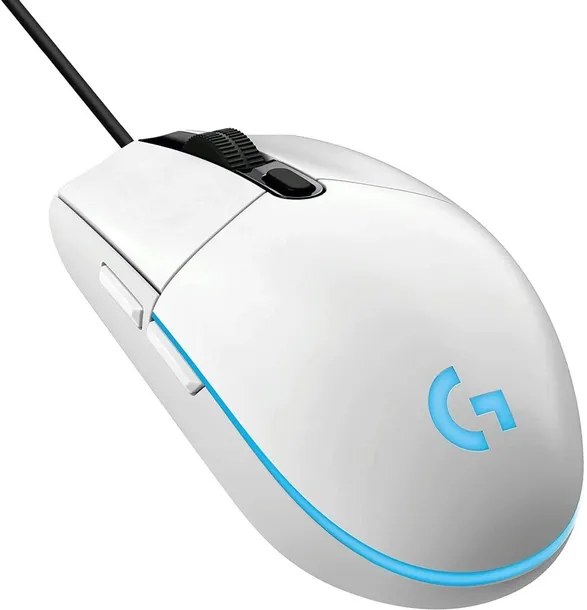 2x-mysz-logitech-g203-lightsync-usb-910-005797-kolor-bialy