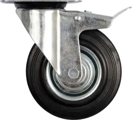 2x-kolko-skretne-vorel-87327-z-czarna-guma-i-hamulcem-200-mm