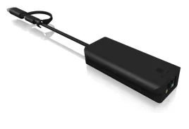 2x-adapter-icy-box-usb-type-c-lan-0-85-m-black