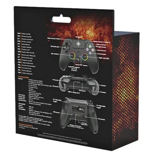 2x-pad-deltaco-pad-do-ps5-gam-189-zlacza-usb-typ-c