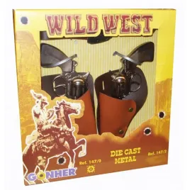 2x-zestaw-rewolwerow-gonher-wild-west-2-szt