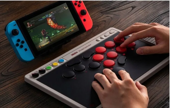 2x-pad-8bitdo-arcade-controller-nsw-pc
