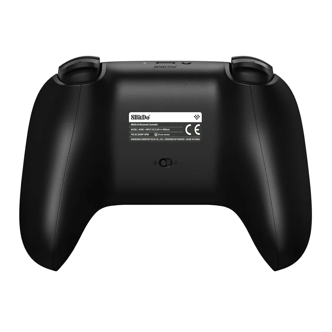 2x-pad-8bitdo-64-bluetooth-controller-black-stan-nowy