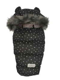 spiwor-venus-mufka-13-100cm-czarny-w-biale-trojkaty