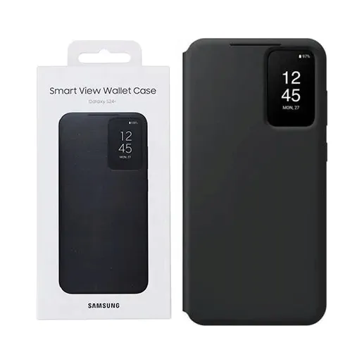 Etui Samsung Galaxy S24+ Plus Smart View Wallet Case Pokrowiec Czarny