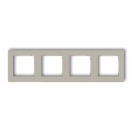 60mr-4-ramka-poczworna-taupe-do-gniazd-i-wlacznikow-z-serii-mini-karlik