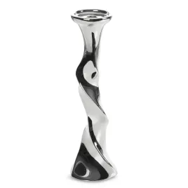 swiecznik-joly-13-x-44cm-srebrny-z-glinki-ceramicznej