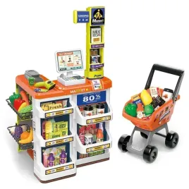 2x-supermarket-sklep-dla-dzieci-stragan-kasa-waga-koszyk-wozek-smartfon-mat