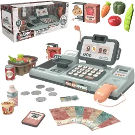 2x-kasa-fiskalna-sklepowa-supermarket-dla-dzieci-skaner-akcesoria