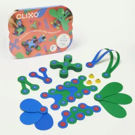 klocki-magnetyczne-clixo-crew-pack-zielono-niebieski-30-el