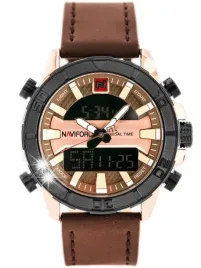 zegarek-meski-naviforce-nf9114-brown-rosegold-grawer