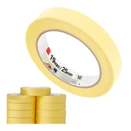 tasma-malarska-zolta-19-mm-25m-papierowa-maskujaca-ochronna-10szt