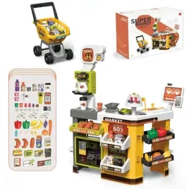 2x-supermarket-dla-dzieci-sklep-xl-lodowka-z-prawdziwa-para-wifi-skaner-mat
