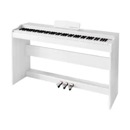 2x-pianino-cyfrowe-biale-88-klawiszy-klawiatura-wazona-poli-192-krugerandmatz
