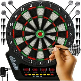 2x-tarcza-do-darta-elektroniczna-trizand-gra-w-rzutki-led-zestaw-akcesoria