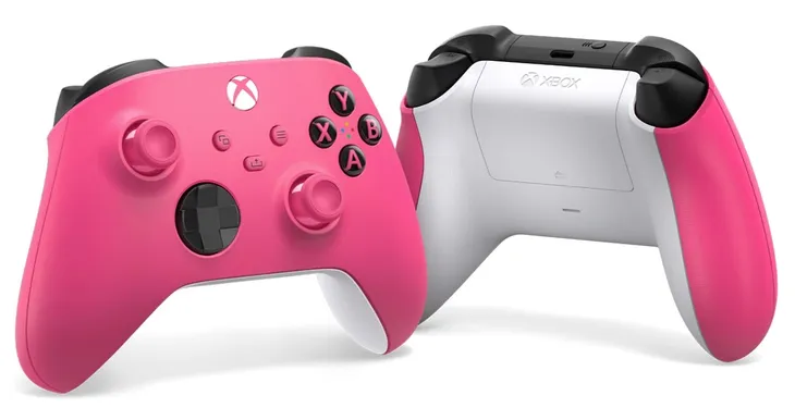 2x-pad-bezprzewodowy-microsoft-xbox-deep-pink-stan-nowy-zlacza-mini-jack-3-5-audio-usb-typ-c