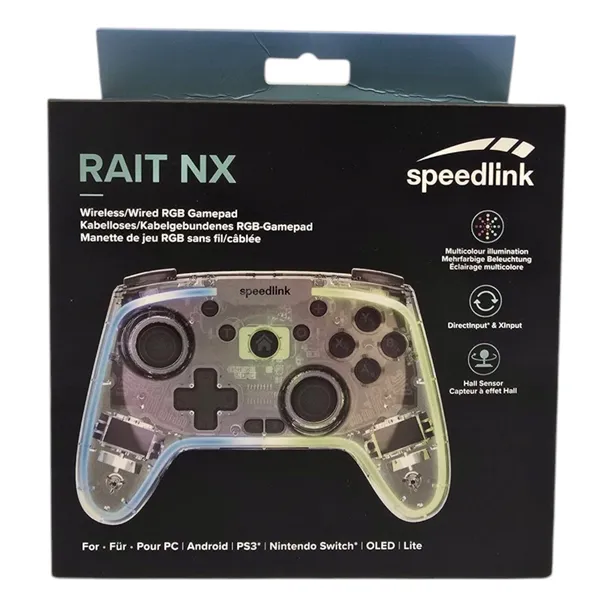 2x-pad-speedlink-rait-nx-rgb-wireless-wired-pc-android-switch-oled-lite-stan-nowy-typ-pad