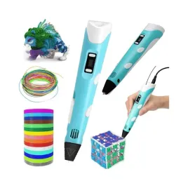 2x-dlugopis-3d-rozowy-or-drukarka-3d-pen-wklad-10m-pla-orprezent-dzien-dzie