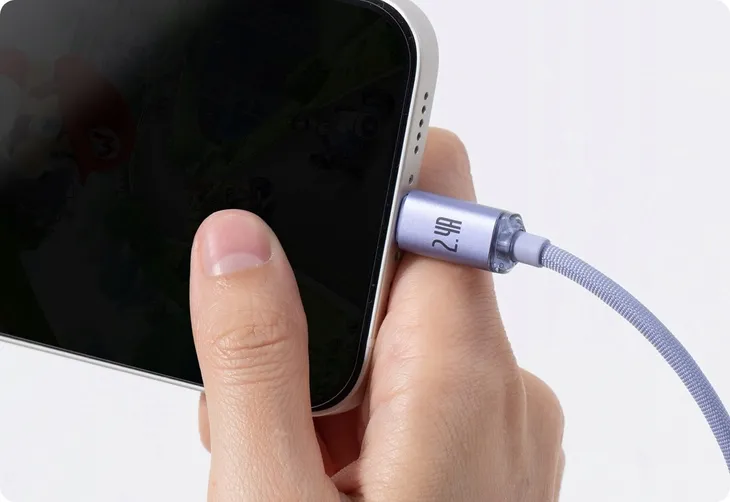 2x-baseus-szybki-kabel-do-lightning-usb-2m-do-iphone-stan-nowy-kolor-fioletowy