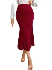shein-spodnica-prosta-bordowa-elegancka-38-lwn