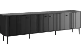 szafka-rtv-na-metalowych-nozkach-vesper-187-4d-czarna-ryflowana