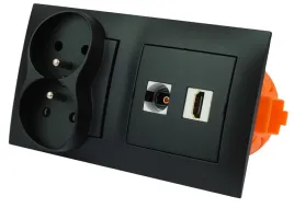 2x-gniazdo-scienne-hdmi-optyczne-230v-z-bolcem