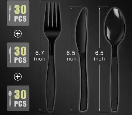 2x-zestaw-sztuccow-plastikowych-90szt-czarne-wielorazowe-wytrzymale-grill