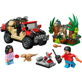 2x-klocki-lego-76972-jurassic-world-ucieczka-terenowka-przed-raptorem