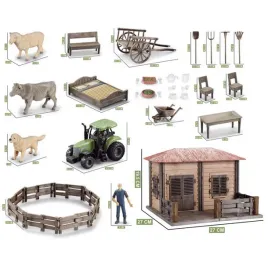 2x-traktor-z-zagroda-maly-farmer-zagroda-zwierzatka-zabawka-dla-dzieci-zaba